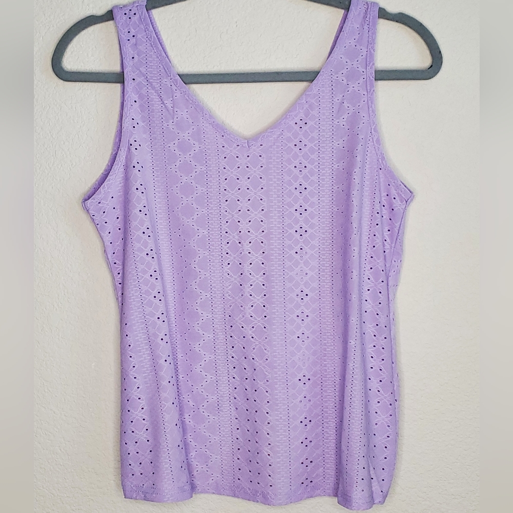 Lilac Twist Back Top